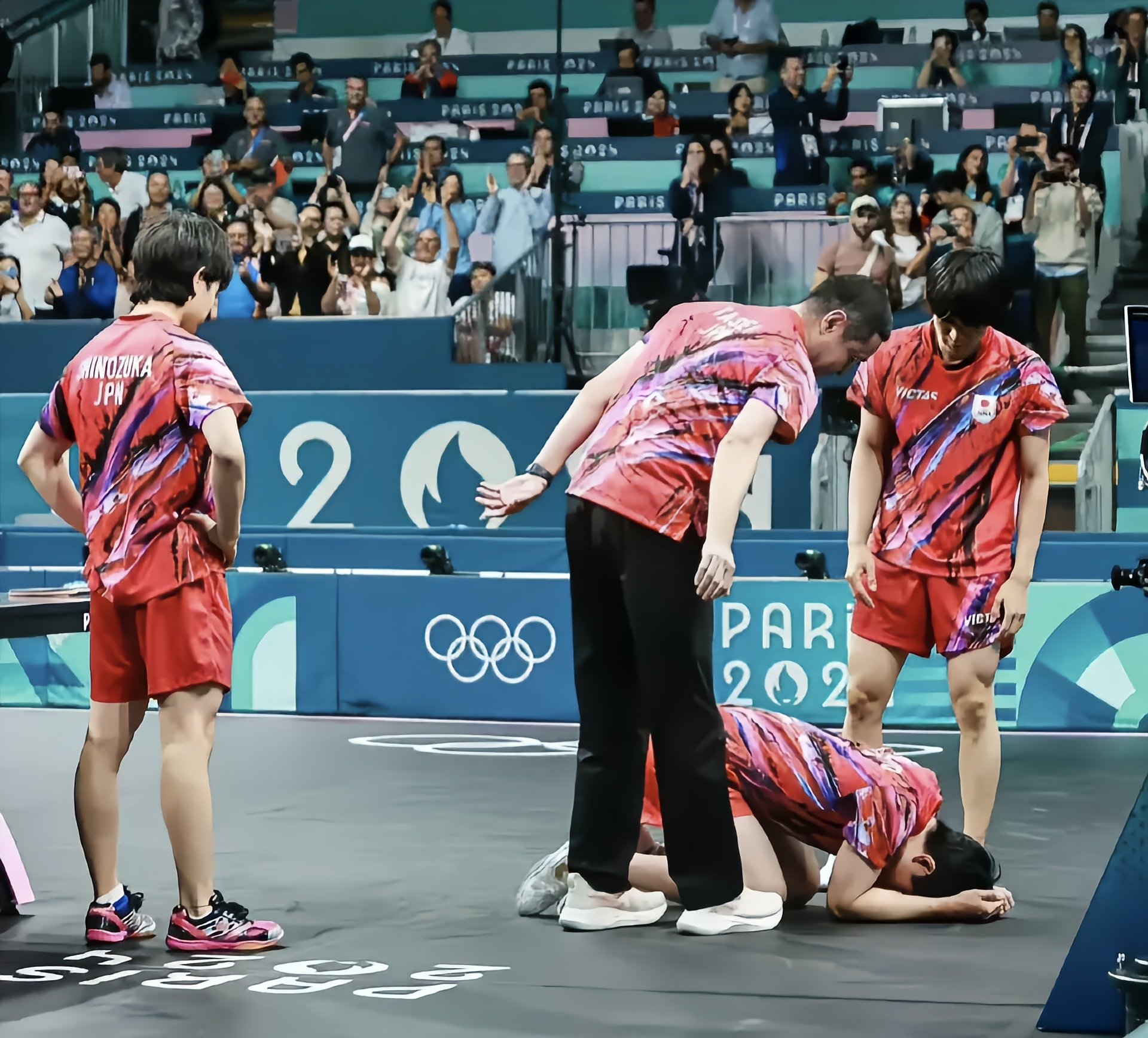 韩国队翻盘奥地利队，张本智和惊艳四座